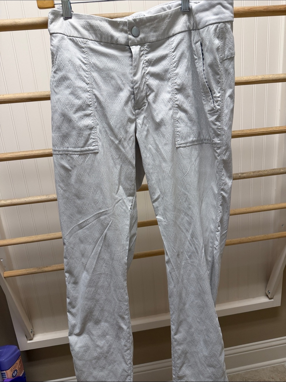 Athleta Light khaki Trekkie hike pants